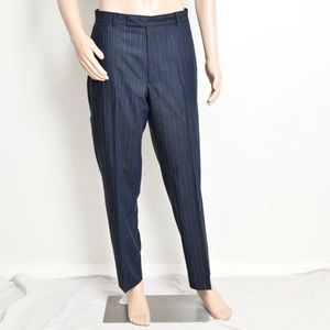 Ted Baker Navy Striped Dress Pants 37x30